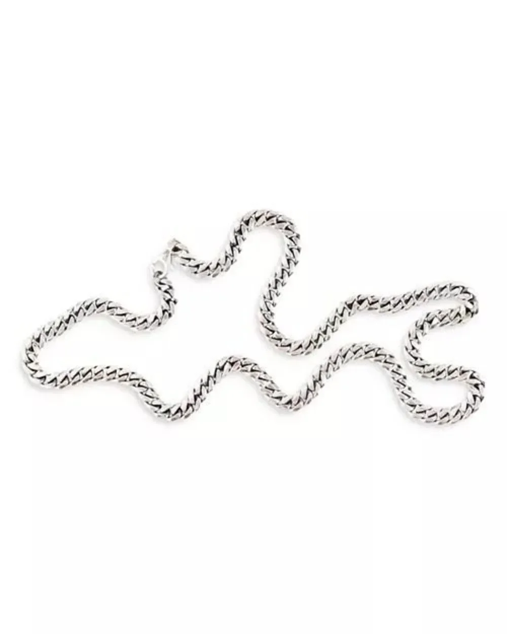 Serge DeNimes Timeless Classic 925 Sterling Silver 18” Curb Chain Necklace